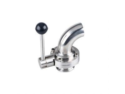 一边弯头一边快装蝶阀手动焊接