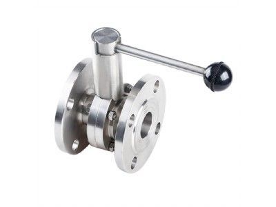 卫生级法兰蝶阀